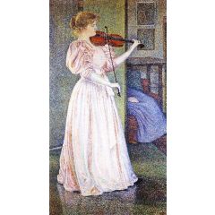Portrait of Irma Sethe Painting Reproduction