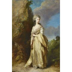 Portrait of Mrs. Peter William Baker Painting Reproduction