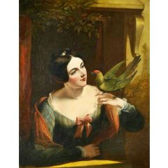 The Pet Bird Painting Reproduction