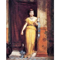 La Fileuse Painting Reproduction