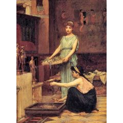 The Household Gods Painting Reproduction