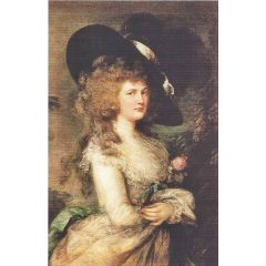 Portrait of Georgiana, Duchess of Devonshire Painting Reproduction