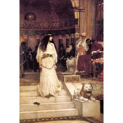 Mariamne Leaving the Judgement Seat of Herod Painting Reproduction