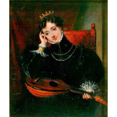 Amy Robsart Painting Reproduction