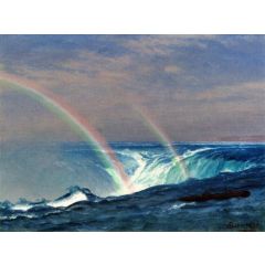Home of the Rainbow, Horseshoe Falls, Niagara Painting Reproduction