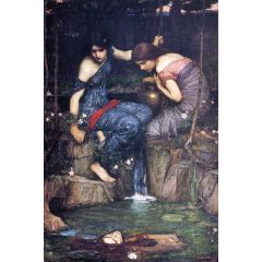 Nymphs Finding the Head of Orpheus Painting Reproduction