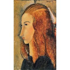 Portrait of Jeanne Hebutern Painting Reproduction