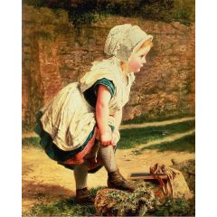 Wait for Me!, also known as Returning Home from School Painting Reproduction