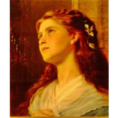 Portrait Of a Young Girl Painting Reproduction