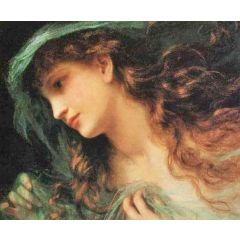 The Head Of A Nymph Painting Reproduction