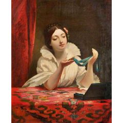 The Locket Painting Reproduction