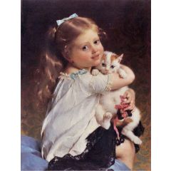 Her Best Friend Painting Reproduction