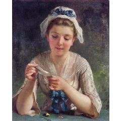 The Letter Painting Reproduction