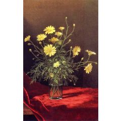 Golden Marguerites Painting Reproduction
