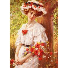 Under the Cherry Tree Painting Reproduction