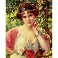 A Summer Rose Painting Reproduction
