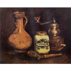 Still Life with Coffee Mill, Pipe Case and Jug Painting Reproduction