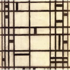 Study II for Broadway Boogie Woogie Painting Reproduction