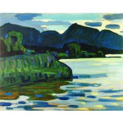 Murnau, Coastline II Painting Reproduction