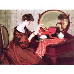 Signora alla Teletta Painting Reproduction