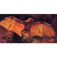 Stuffed Bat Painting Reproduction