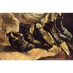 Three Pair of Shoes Painting Reproduction
