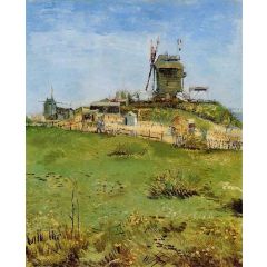 Le Moulin de la Gallete Painting Reproduction
