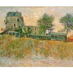 The Restaurant de la Sirene at Asnieres Painting Reproduction