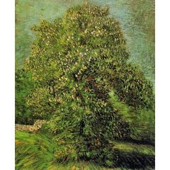 Chestnut Tree in Bloom Painting Reproduction