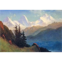 Splendor of the Grand Tetons Painting Reproduction