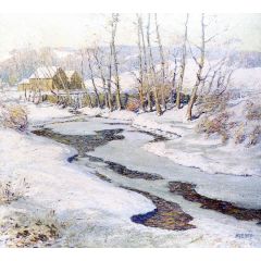 The Mill Stream Painting Reproduction