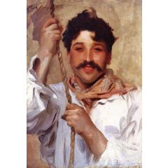 Italian with a Rope Painting Reproduction