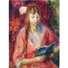 Julia Reading Painting Reproduction