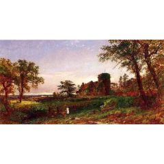 View of Stoke Poges Painting Reproduction