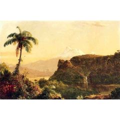 Tropical Landscape Painting Reproduction