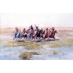 Cree War Party Painting Reproduction