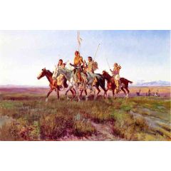 Return of the War Party Painting Reproduction