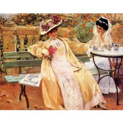 A Day In The Park Painting Reproduction