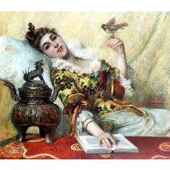 La Charmeuse Painting Reproduction