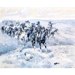The First Trappers Painting Reproduction