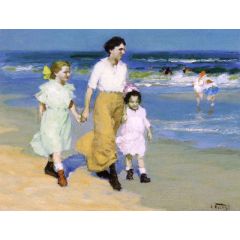 By the Sea Painting Reproduction