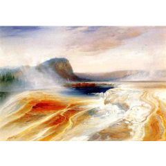 Lower Geyser Basin Painting Reproduction