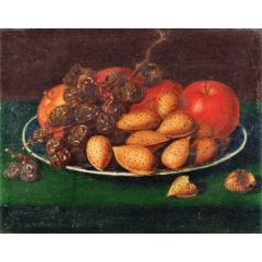 Fruit, Nuts and Grapes Painting Reproduction