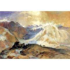 Mosquito Trail, Rocky Mountains of Colorado Painting Reproduction