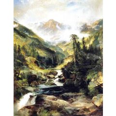 Mountain of the Holy Cross Painting Reproduction