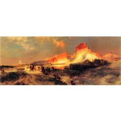 Green River Cliffs, Wyoming Painting Reproduction