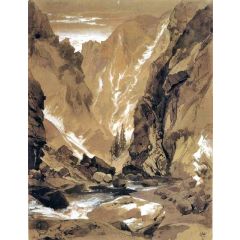 Toltec Gorge, Colorado Painting Reproduction