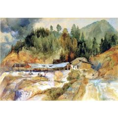 Trojes Mine Painting Reproduction
