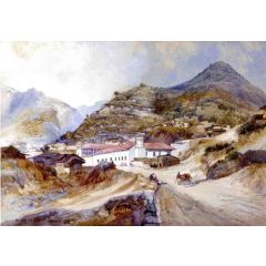 Angangueo, Mexico Painting Reproduction