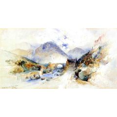 In the Cajon above Troyes, Mexico Painting Reproduction